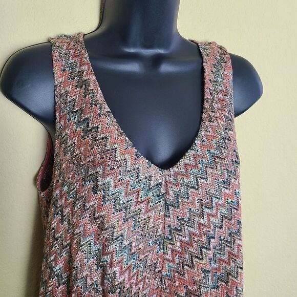 Maeve Drop Waist Chevron Westwater Knit Dress - Picture 4 of 9